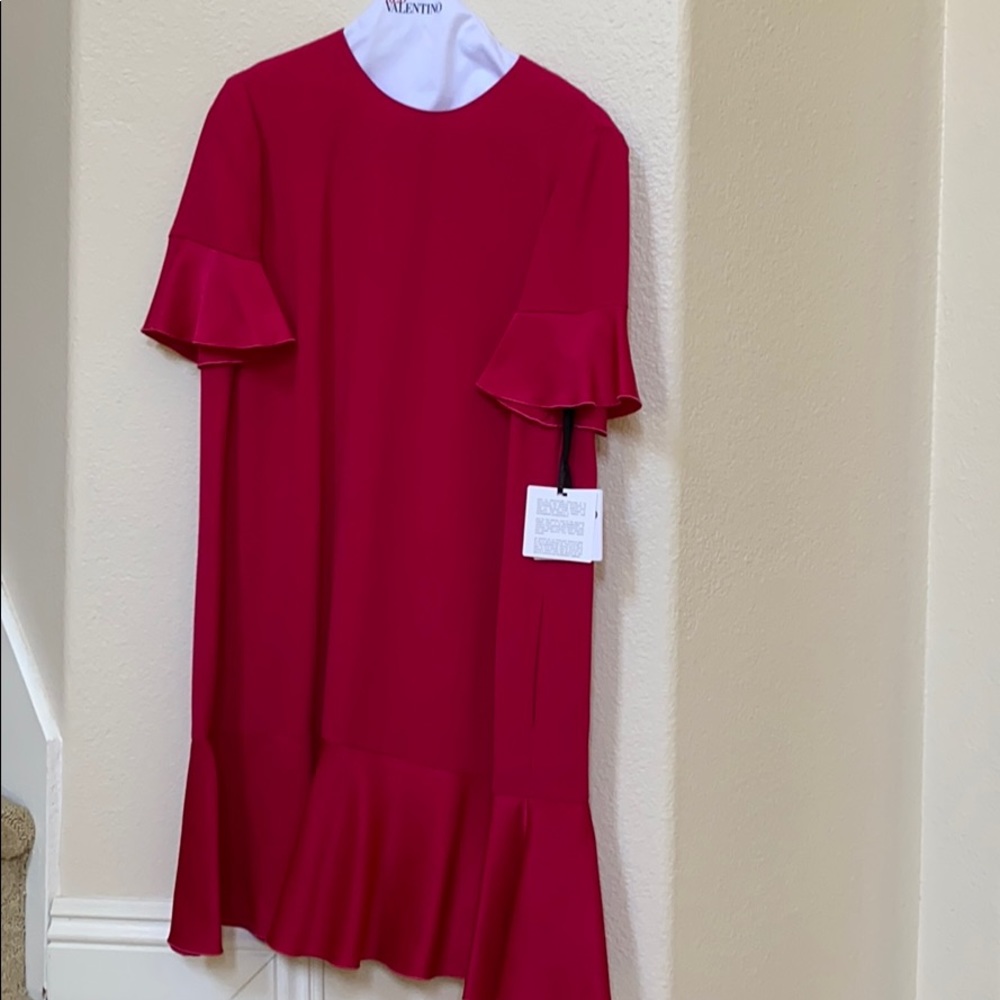 New Red Valentino heart pink dress